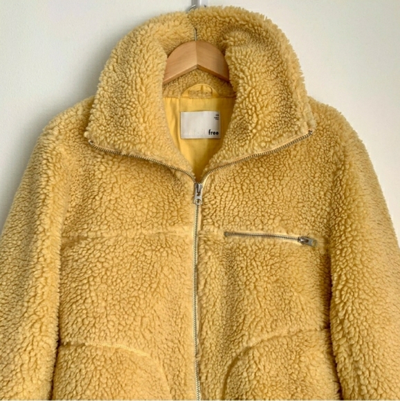 WILFRED FREE Zip-up Teddy Jacket, Size XXS - Picture 3 of 8
